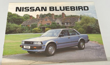 1986 Nissan Bluebird Car Sales brochure