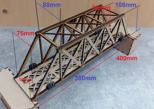 Gauge model railway 400mm - oo,