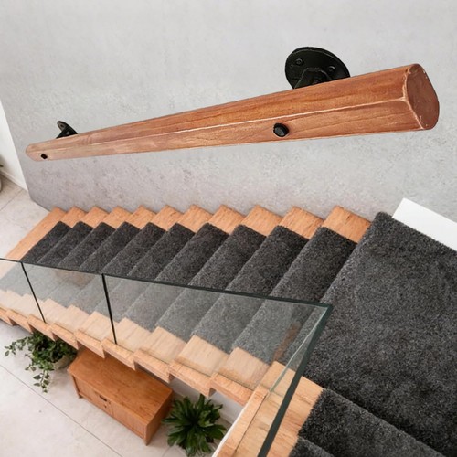 Wooden handrail stair - 1m, hand