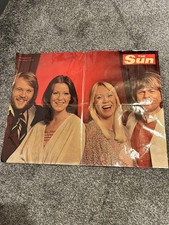 Abba vintage 1977 newspaper - abba,