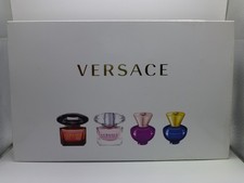 VERSACE Miniature Set - CRYSTAL NOIR/BRIGHT CRYSTAL/DYLAN PURPLE/DYLAN BLUE