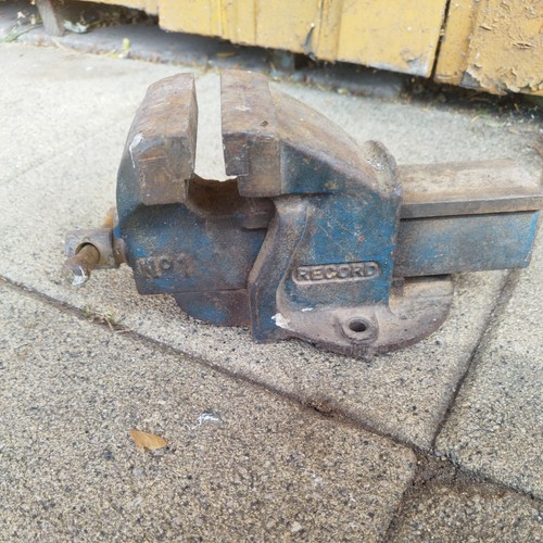 Vintage record bench - record, 1