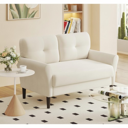 Velvet seater sofa - velvet, modern