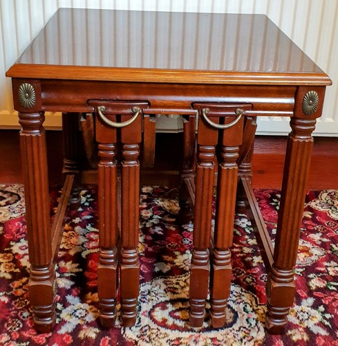Solid wood nest - of, three