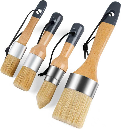 Chalk paint brushes set 4 - chalk,