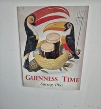 GUINNESS VINTAGE METAL SIGN TIN RETRO PLAQUE GARAGE BAR PUB MAN CAVE