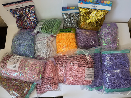Party confetti lot assorted - party,