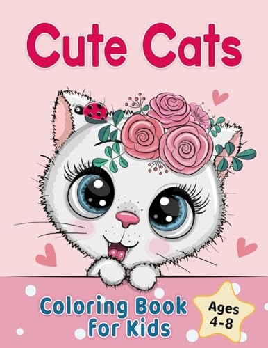 Cute cats coloring book - cats, for