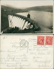 Rhayader Craig Goch Elan Valley GB 1945 Cancel RP Real Photo