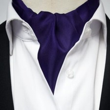 Mens Formal Wedding Ascot Cravat Self Tie. Paisley | Plain | Polkadots | Floral