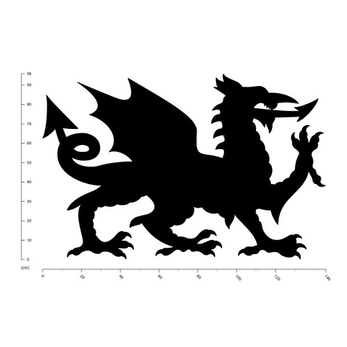 Welsh dragon wales - dragon, wall