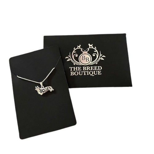 Corgi necklace with - corgi, silver