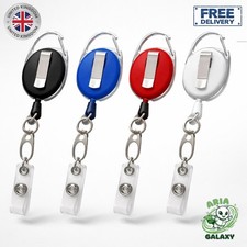 Badge Reel Pull Keychain