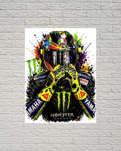 Valentino rossi cartoon metal - cartoon,