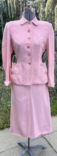 Vintage 1940 brook - brook, pink