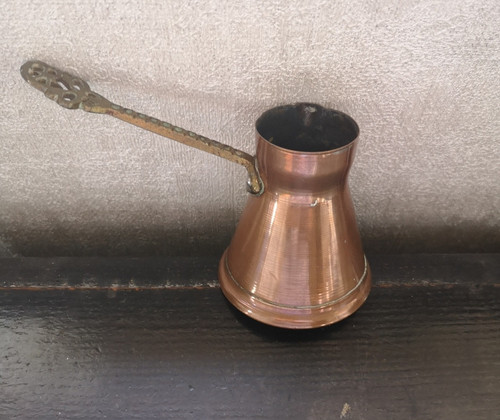 Copper turkish coffee pot - coffee,