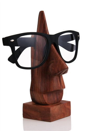 Wooden nose shaped eyeglass - nose,