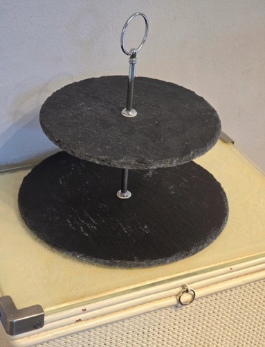 Natural slate tier cake - natural,