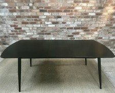 Native Home  Oxford  Dark Ash Extending Dining Table, Black, 4-6 Seater