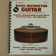 guitar JERRY SNYDER's Basic Instructor Vol 1 Teacher's Edition incl. Flexi Disc