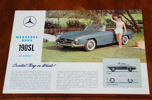 Mercedes benz 190 roadster - sl,