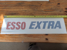 Nos ESSO EXTRA petrol pump insert  garage forecourt sign. Plasti sign BP Shell