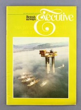 British Airways Executive Magazine Airline BA Helicopters North Sea Oil Rig S61N