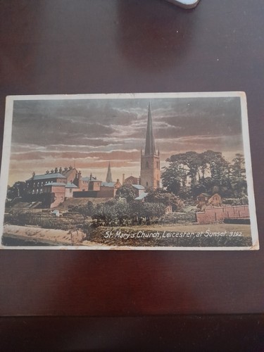 Old postcard mary church - postcard,