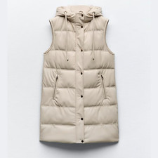 Zara Longline Hooded Puffer