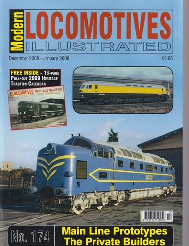 Modern locomotives illustrated - modern,