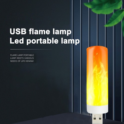 Led flame effect light usb - light,