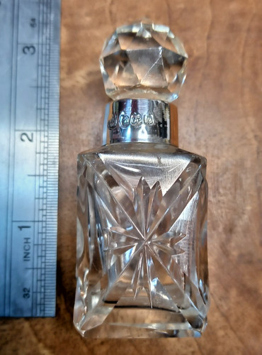 Vintage silver scent bottle - scent,