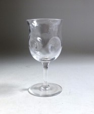 Harry Powell Antique Dimpled Port Glass. Whitefriars 1880's