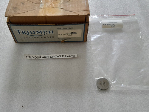 Triumph shim valve tappet - shim,
