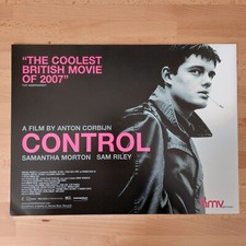 CONTROL original 2007 UK movie poster (Joy Division, Ian Curtis)