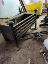 Cast iron fireplace - iron,