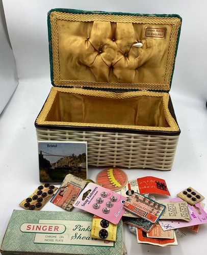 Vintage retro plastic - plastic, woven