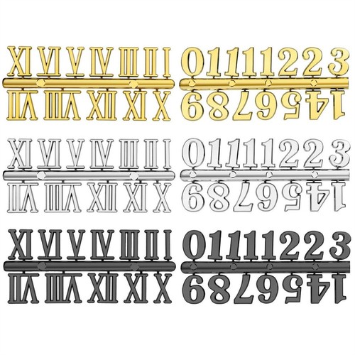 Diy clock numbers roman - diy,