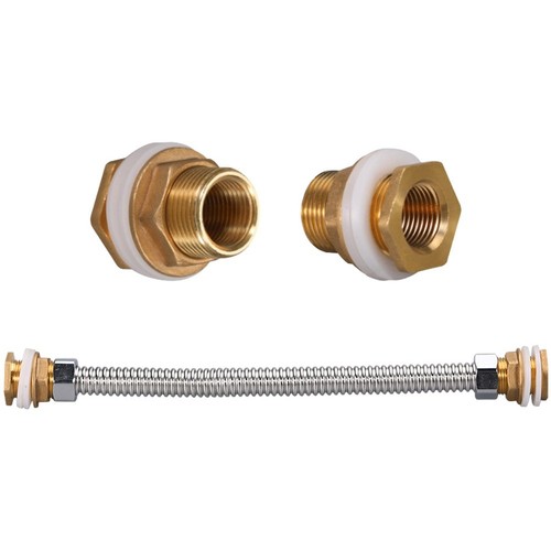 Stainless steel and brass - stainless,