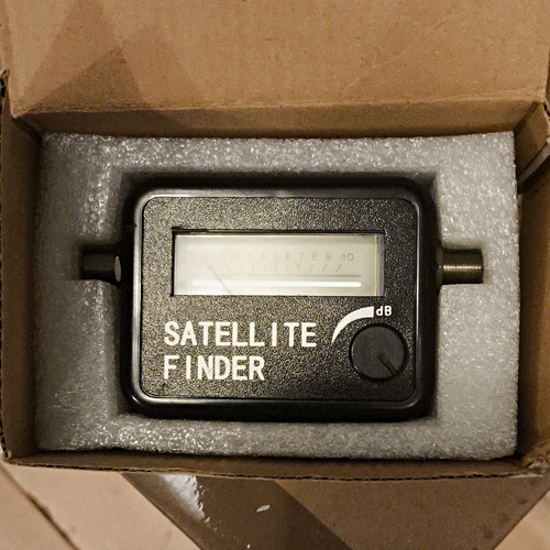 Analog satellite finder - satellite, sat
