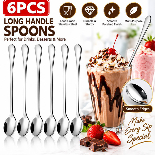 Long handle latte spoons - latte,