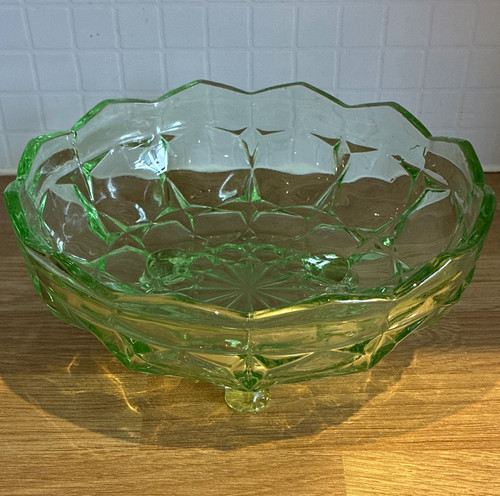 Vintage art deco footed