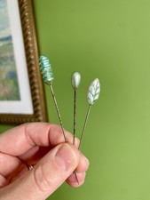 Vintage Trio Of Light Blue