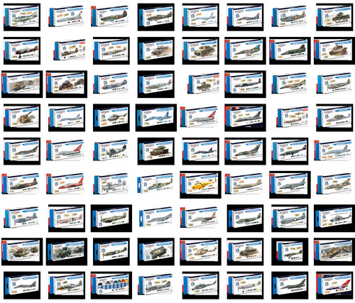 Blue line acrilyc - acrilyc, sets