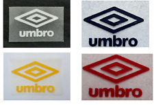 Retro Umbro diamond logo rounded corners Press on clothing football shirt Euros