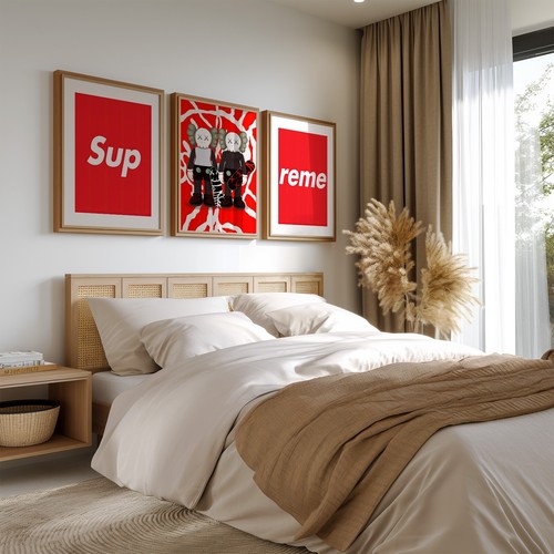 Hypebeast kaws posters set - kaws,