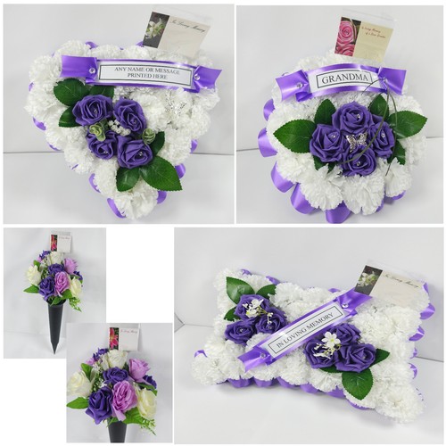 Artificial funeral flowers - funeral,