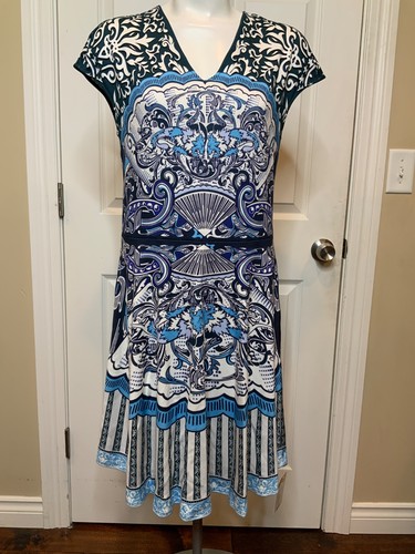 Mary katrantzou blue white - mary,