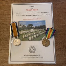 WW1 BWM & VM to 125998 Private