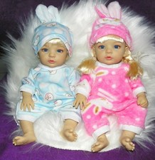 twin baby dolls 12 inches -